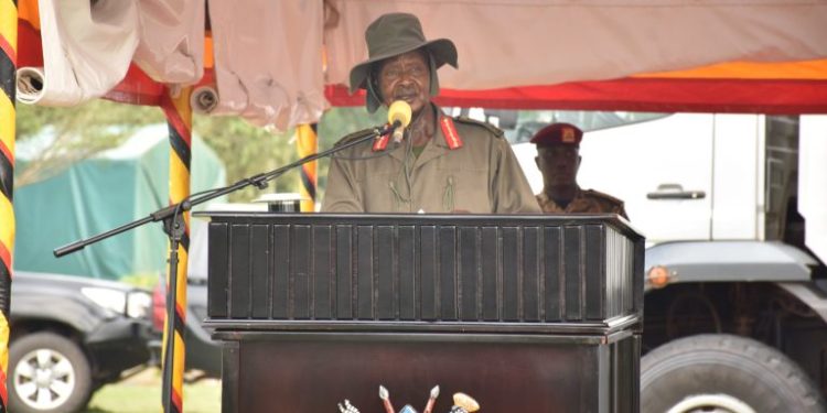 Museveni has urged Ugandan Military to expand their knowledge about modern warfare fare equipments