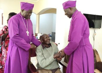 Archbishop Kaziimba Visits Home of Late Hon. Cecilia Ogwal
