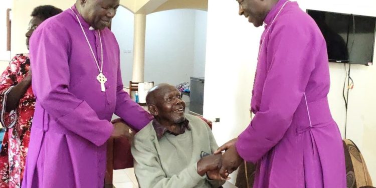 Archbishop Kaziimba Visits Home of Late Hon. Cecilia Ogwal