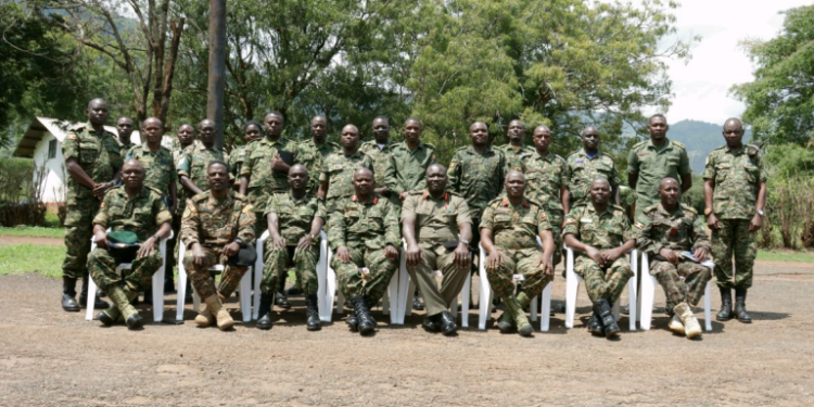 Col Rukundo Commended As Col Tumuranzye Takes Over UPDF 3 Division Operations