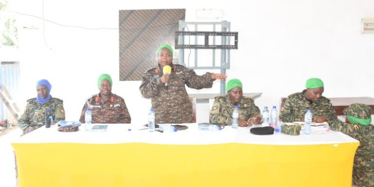 UPDF Female Soldiers In Somalia urged to Champion Professionalism And Growth