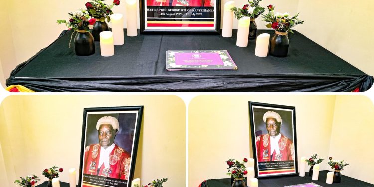 Judiciary Opens Condolence Book for Prof Kanyeihamba