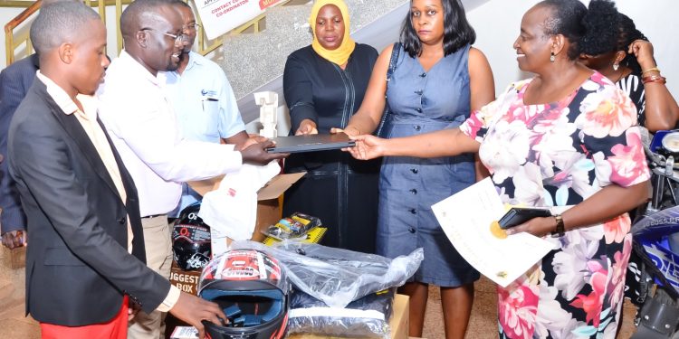Mukono District Receives Motorcycle and Printing Equipment from Enabel to Boost Community Services