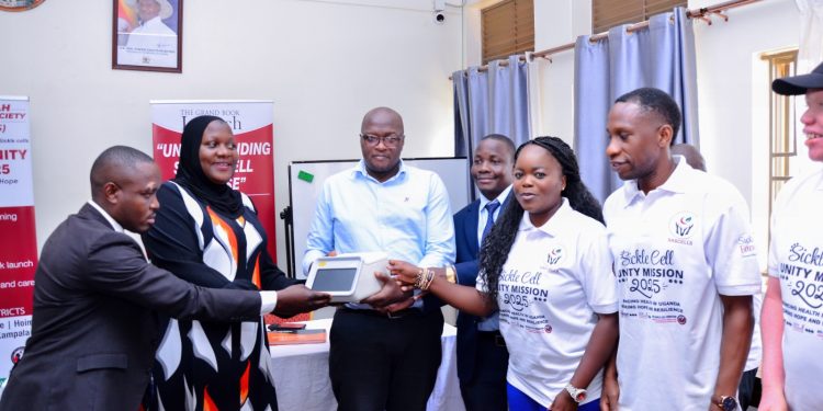 Sarafina Sickle Cell Society Donates Screening Equipment to Mukono District