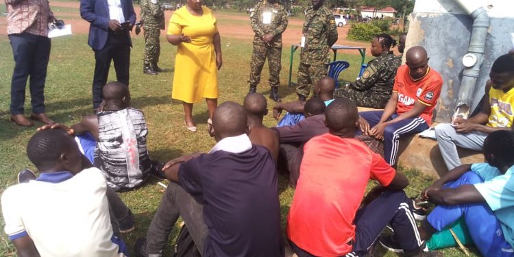 Kamuli Recruits Commences Training in UPDF 