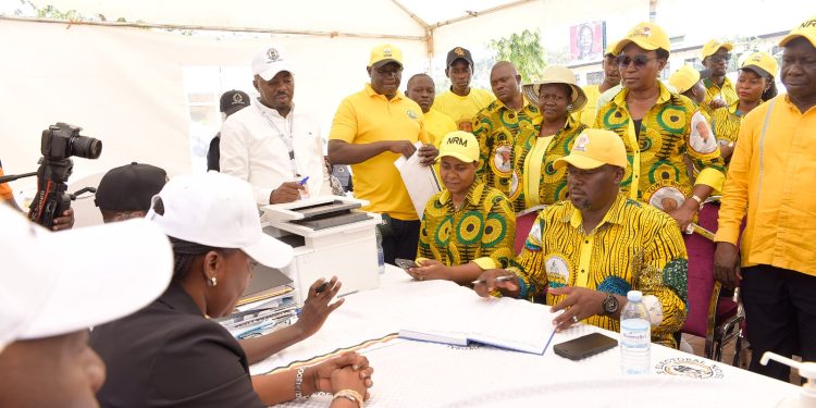 NRM Submits Over 2.2 Million Signatures to Support Museveni’s Candidature