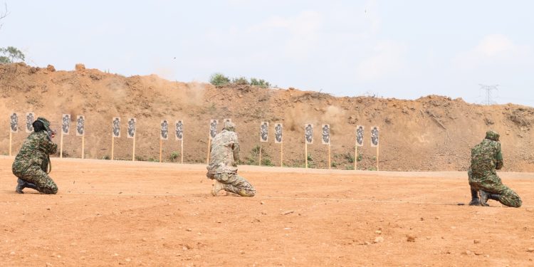 CDF CUP: UPDF Officers Showcase Shooting Skills