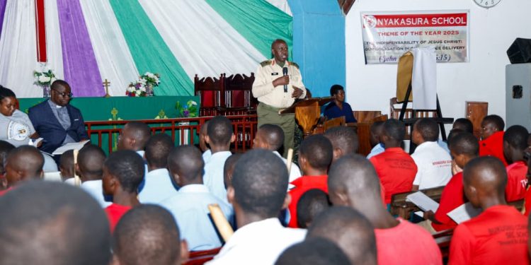 Fight Against Corruption: Brig. Gen. Isoke Rallies Students to Embrace Patriotism