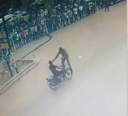 Boda Boda Rider arrested for attempting to knock dead Police officer