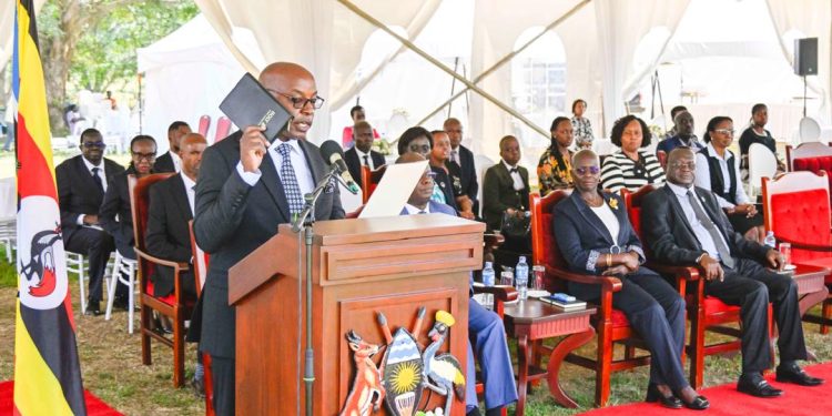 New Chief Justice Zeija takes Oath as Museveni Hails Judicial Convergence