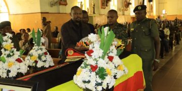 UPDF Pays Glowing Tribute to Maj Gen Deus Sande Karachi at Requiem Mass