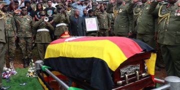 UPDF Former Armoured Division Commander Maj Gen Deus Sande Laid to Rest in Kabale