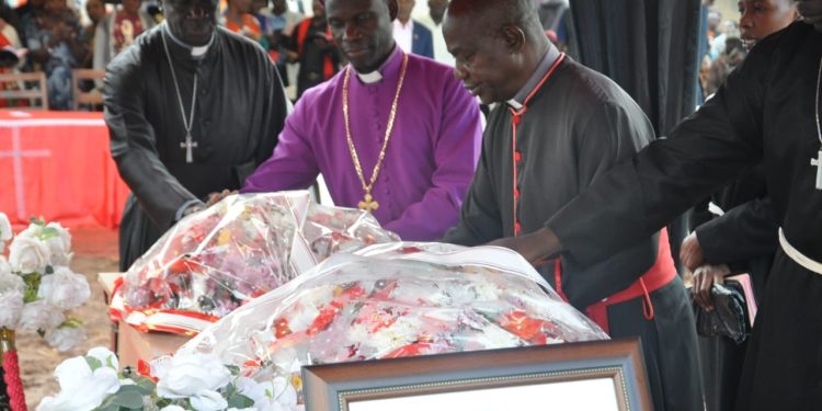 Senior Educationist Aliza Moses Laid to Rest in Kamuli District; Bishop Lubaale Comforts