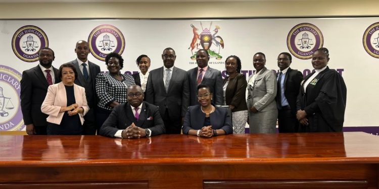 Kiryabwire Swears In New Tax Appeals Tribunal Members, Urges Integrity and Collegiality