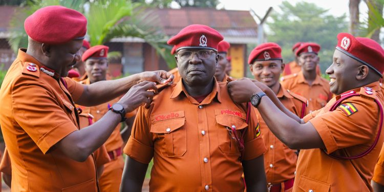 Junior Prisons Officers Promoted at Luzira Upper in Landmark Pipping Ceremony