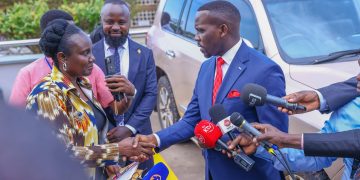 Ssenyonyi Hands Over Office of Leader of Opposition Ahead of New Parliamentary Leadership