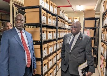 Deputy Chief Justice Designate Justice Moses Kazibwe Inspects Court of Appeal, Calls for Efficiency in Records Management