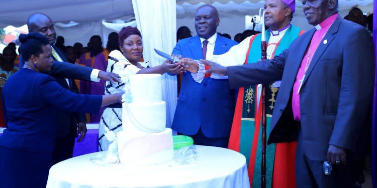 Bishop Kagodo Urges Faith and Diligence as Bishop Senior School Bids Farewell to Headteacher Kyakulaga