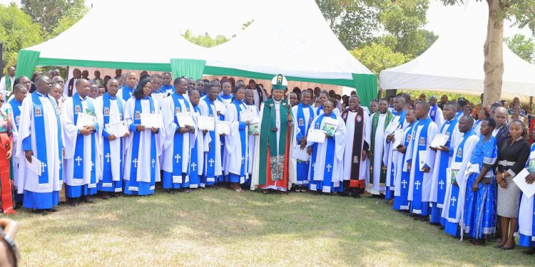 Bishop Kagodo Commissions 55 Lay Leaders